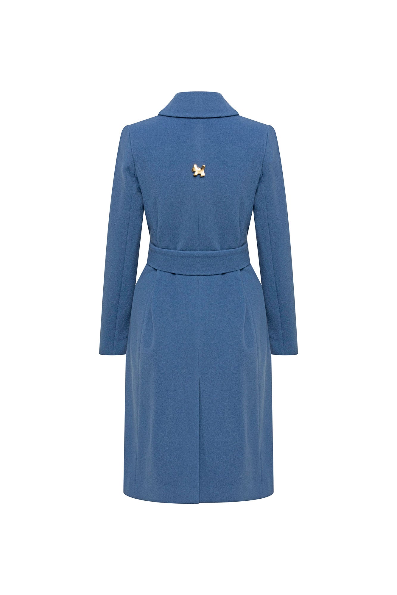 Carlota Belted Coat – Indigo