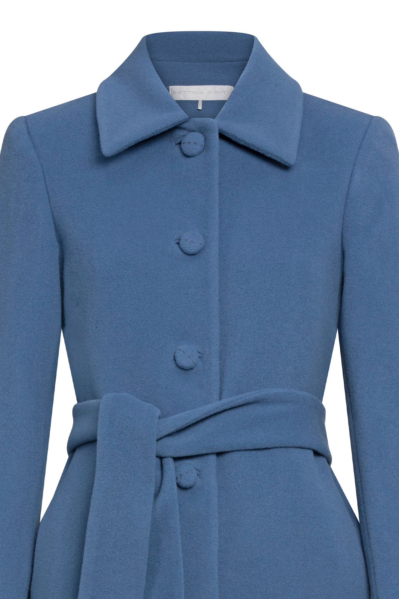 Carlota Belted Coat – Indigo