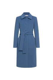 Carlota Belted Coat – Indigo