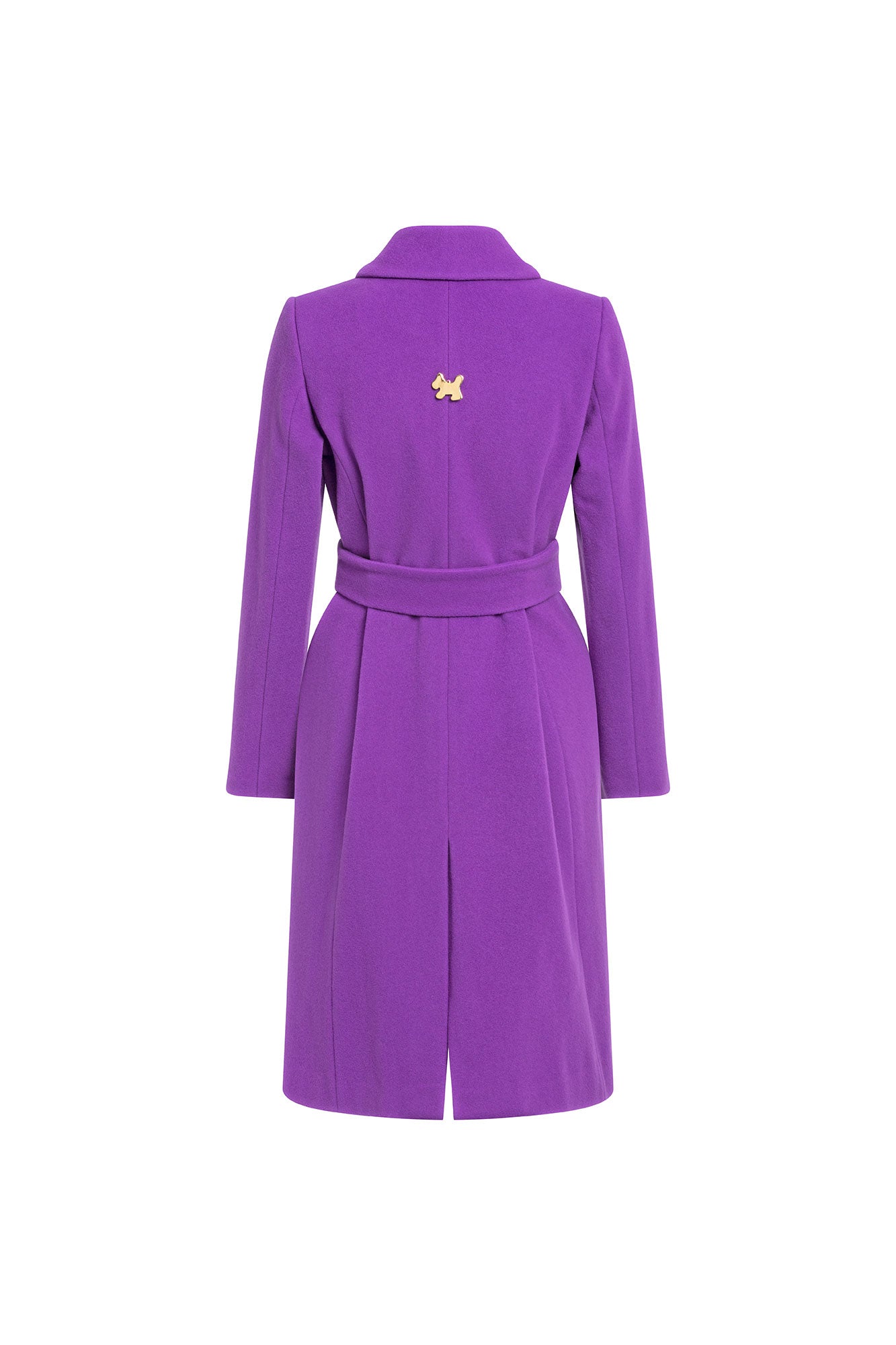 Carlota Belted Coat – Purple