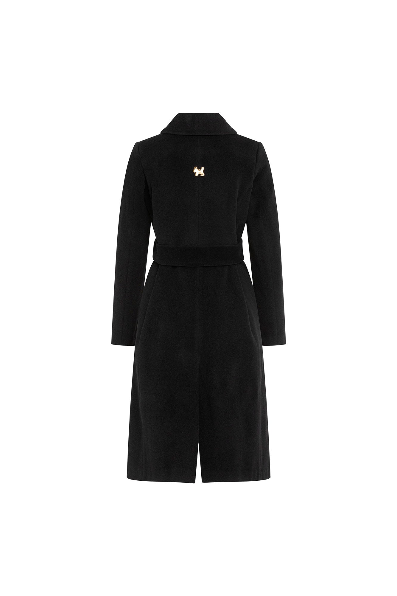 Carlota Belted Coat – Black