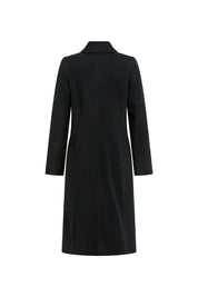 Carlota Branch Embroidery Coat — Black