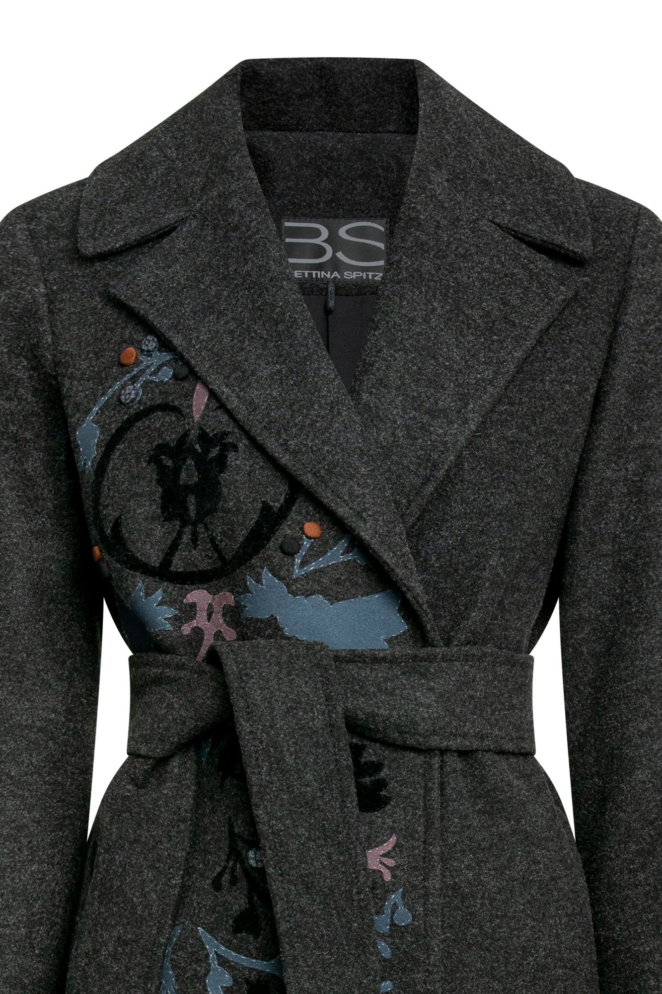 Forge Grey Wrap Coat