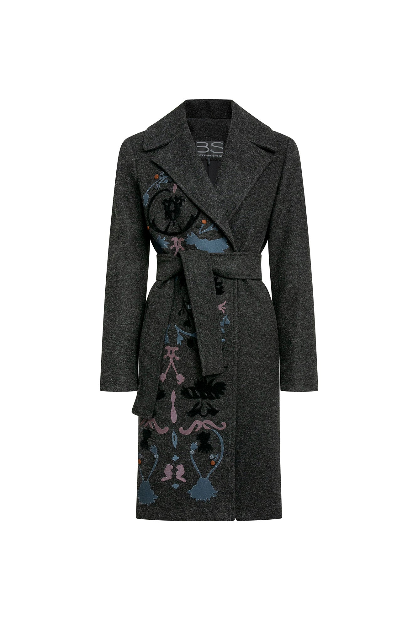 Forge Grey Wrap Coat