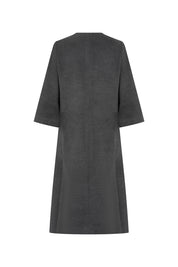 Grey Bell-Sleeve Coat