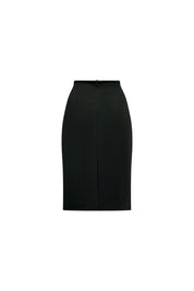 Guipure Embroidered Skirt – Black