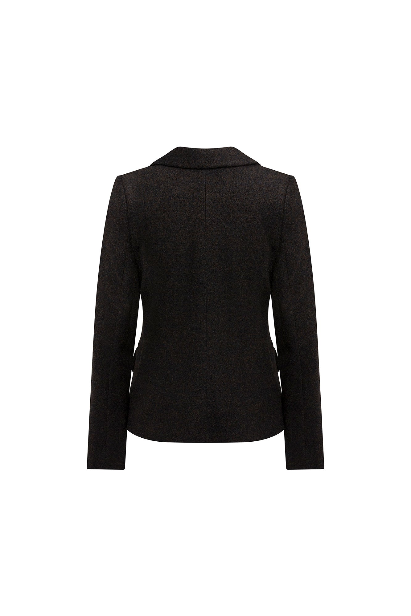 Juan Blazer – Braided Button Brown Heather