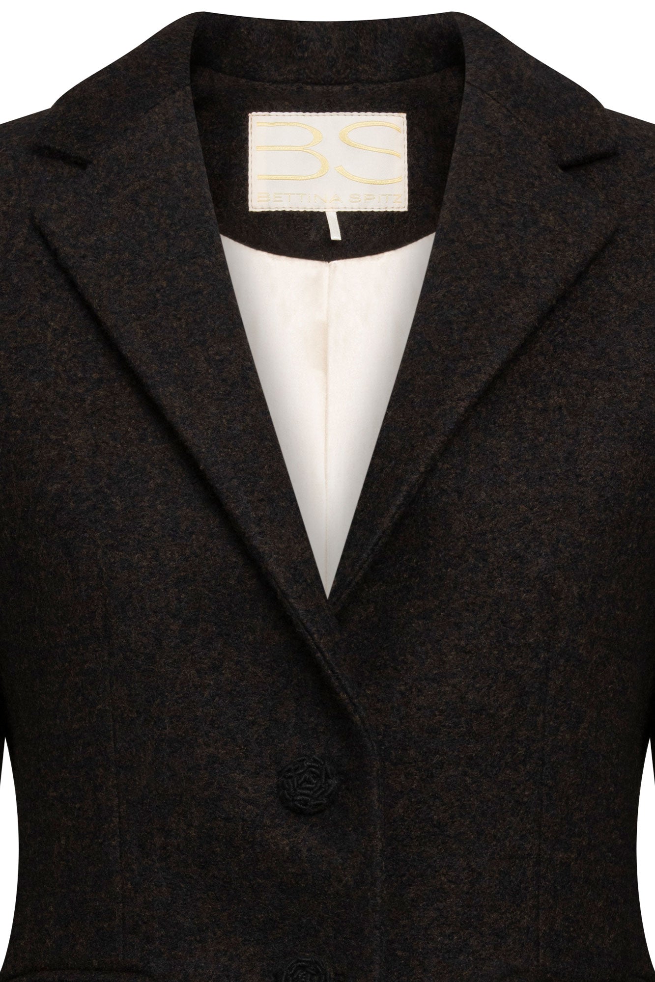 Juan Blazer – Braided Button Brown Heather