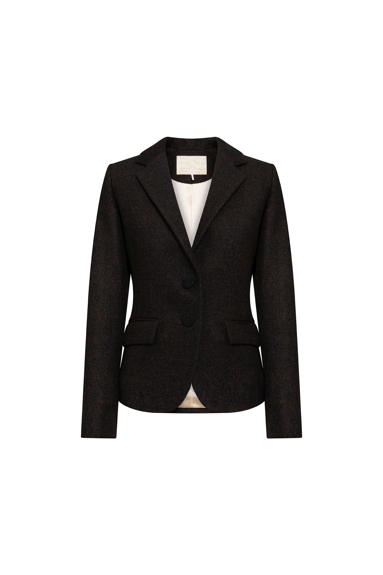 Juan Blazer – Braided Button Brown Heather