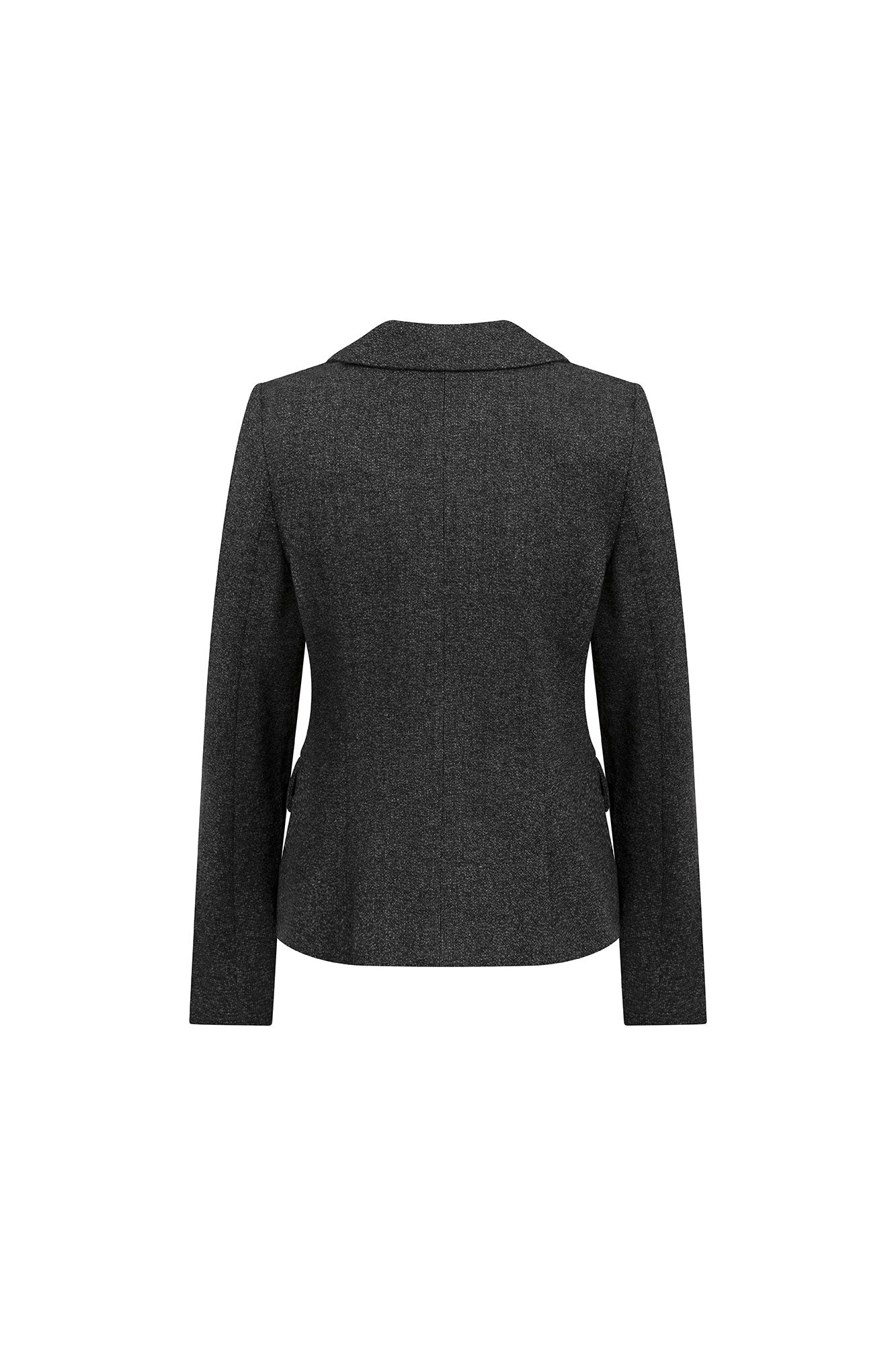 Juan Blazer – Braided Button Black Heather