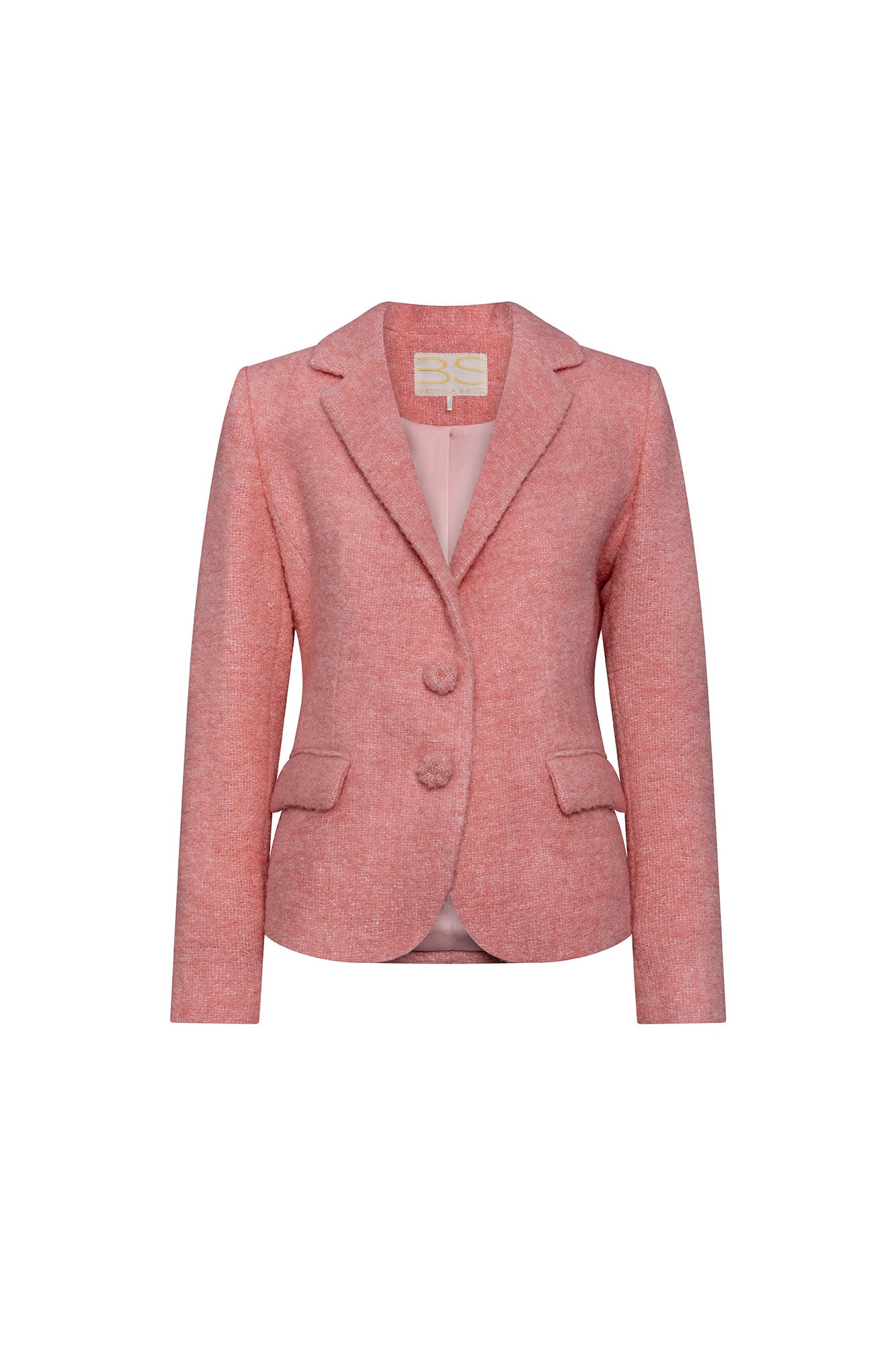 The Juan — Pink Bouclé Blazer