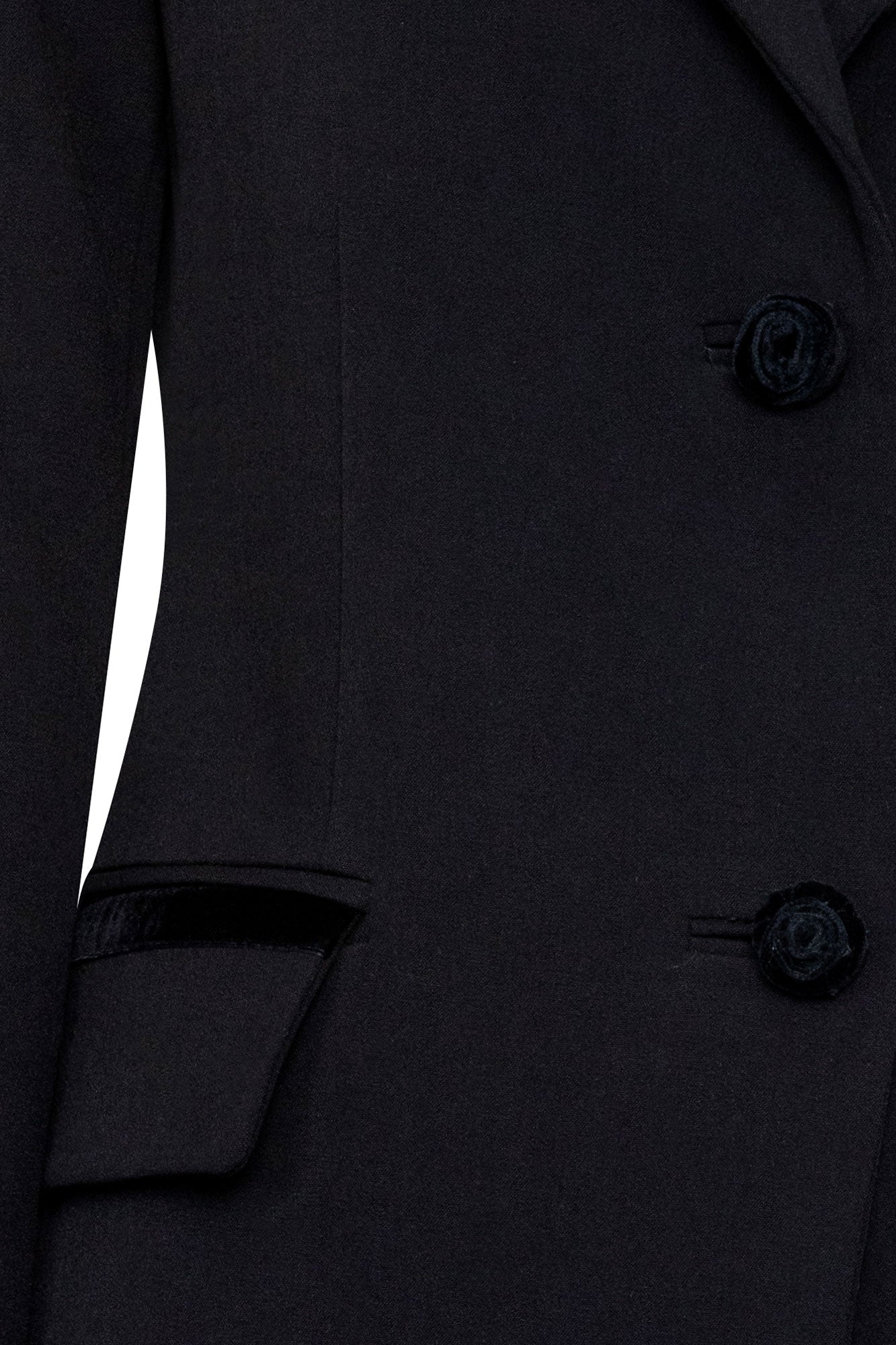 The Blazer Largo with Rose Buttons