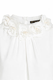 The Bloom — Ivory Halter Top