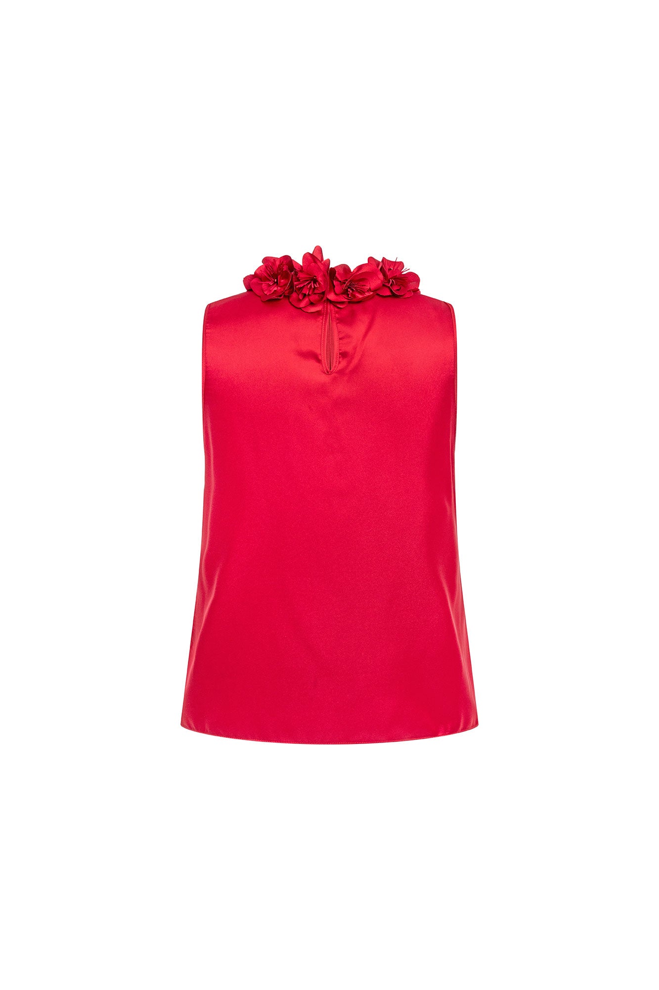 The Bloom — Red Halter Top