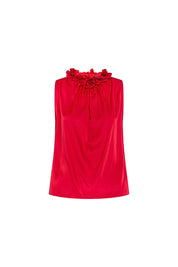 The Bloom — Red Halter Top