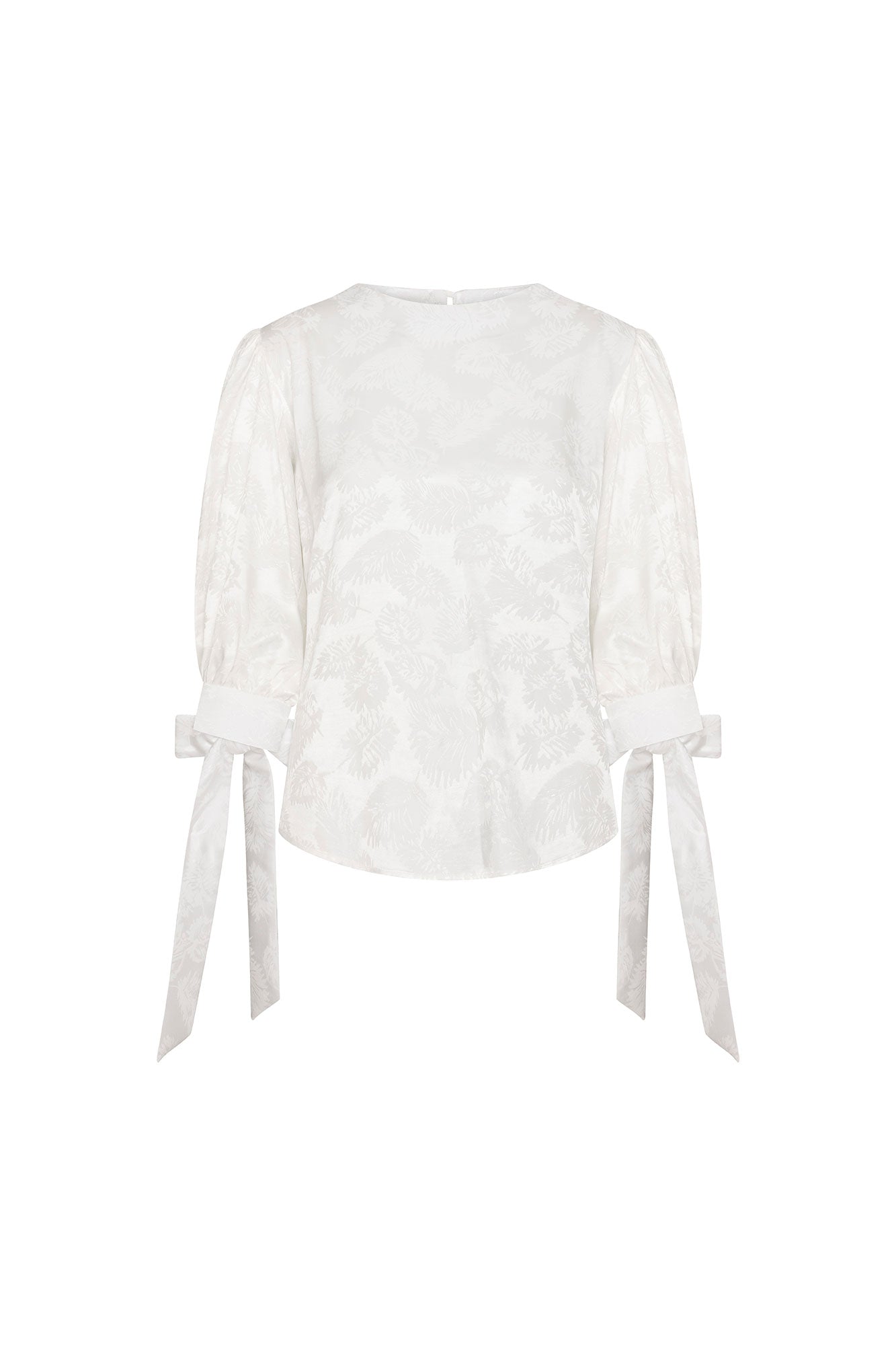 The Blusa Manga Puff White