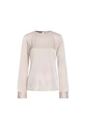 The Blusa Sesgo Beige
