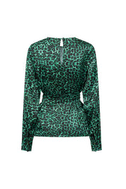 Blusa Sesgo Tira Mancorna Est. Felino