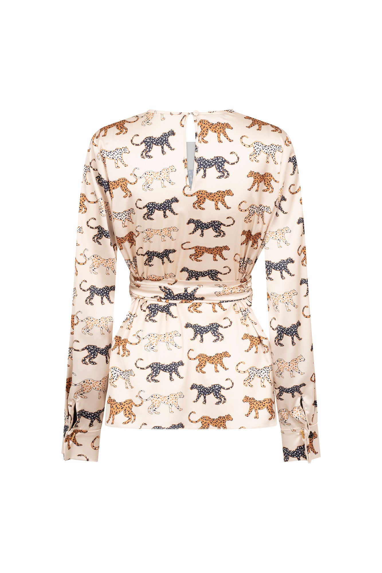 Blusa Sesgo Tira Mancorna Est. Guepardo