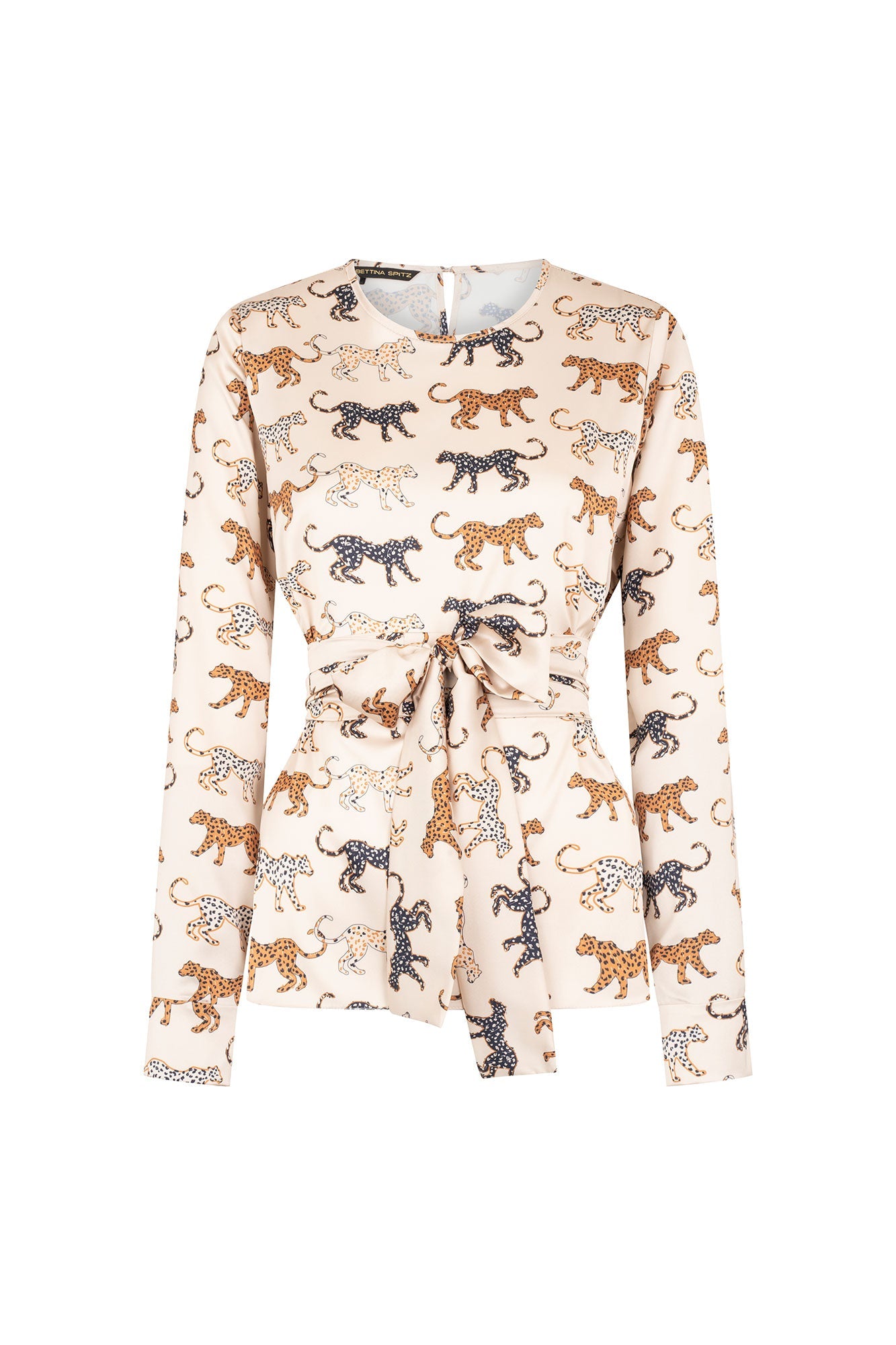 Blusa Sesgo Tira Mancorna Est. Guepardo