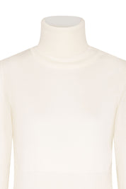 Scottie Dog Turtleneck Sweater – Pearl