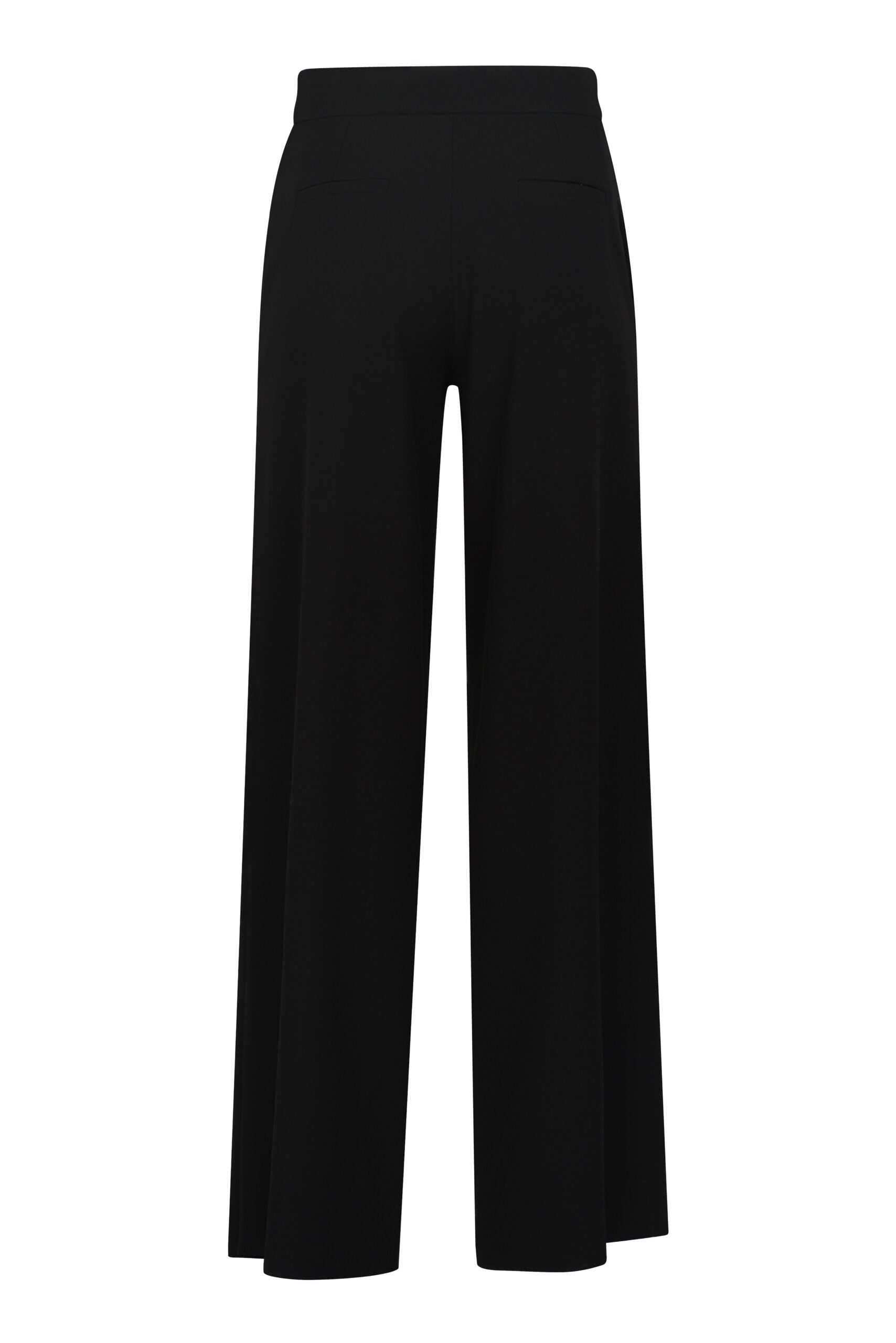 Milo Black Wide-Leg Trousers