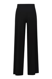Milo Black Wide-Leg Trousers