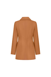 Camel Long Blazer