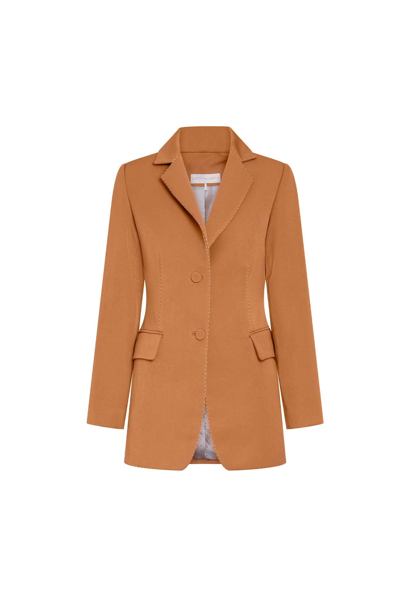 Camel Long Blazer