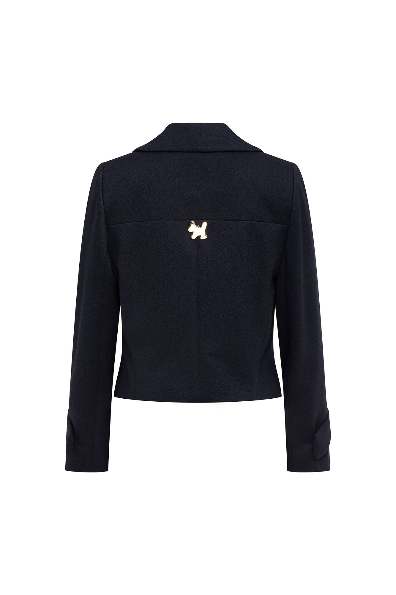 Blue Cropped Jacket