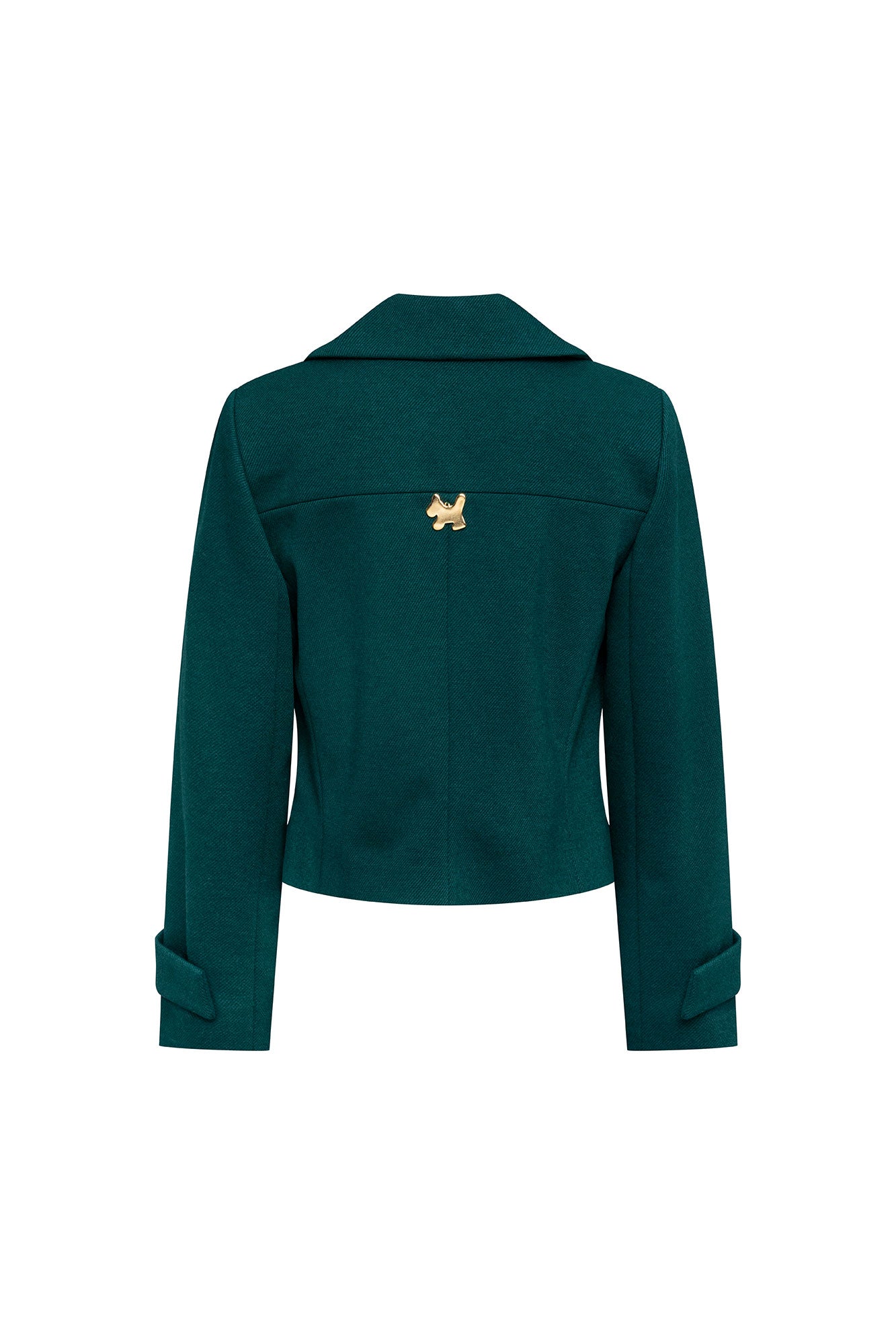 Green Cropped Jacket