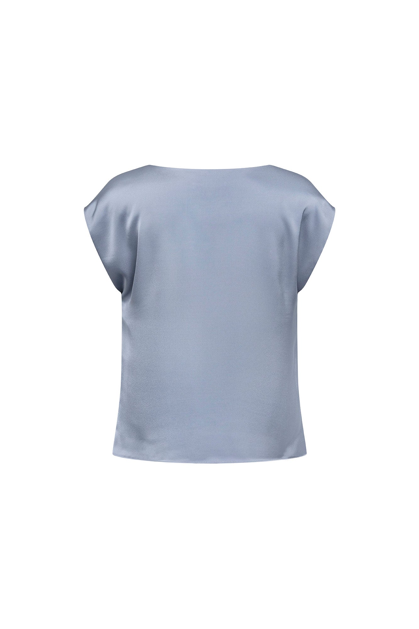 Crop Japonesa — Indigo Satin