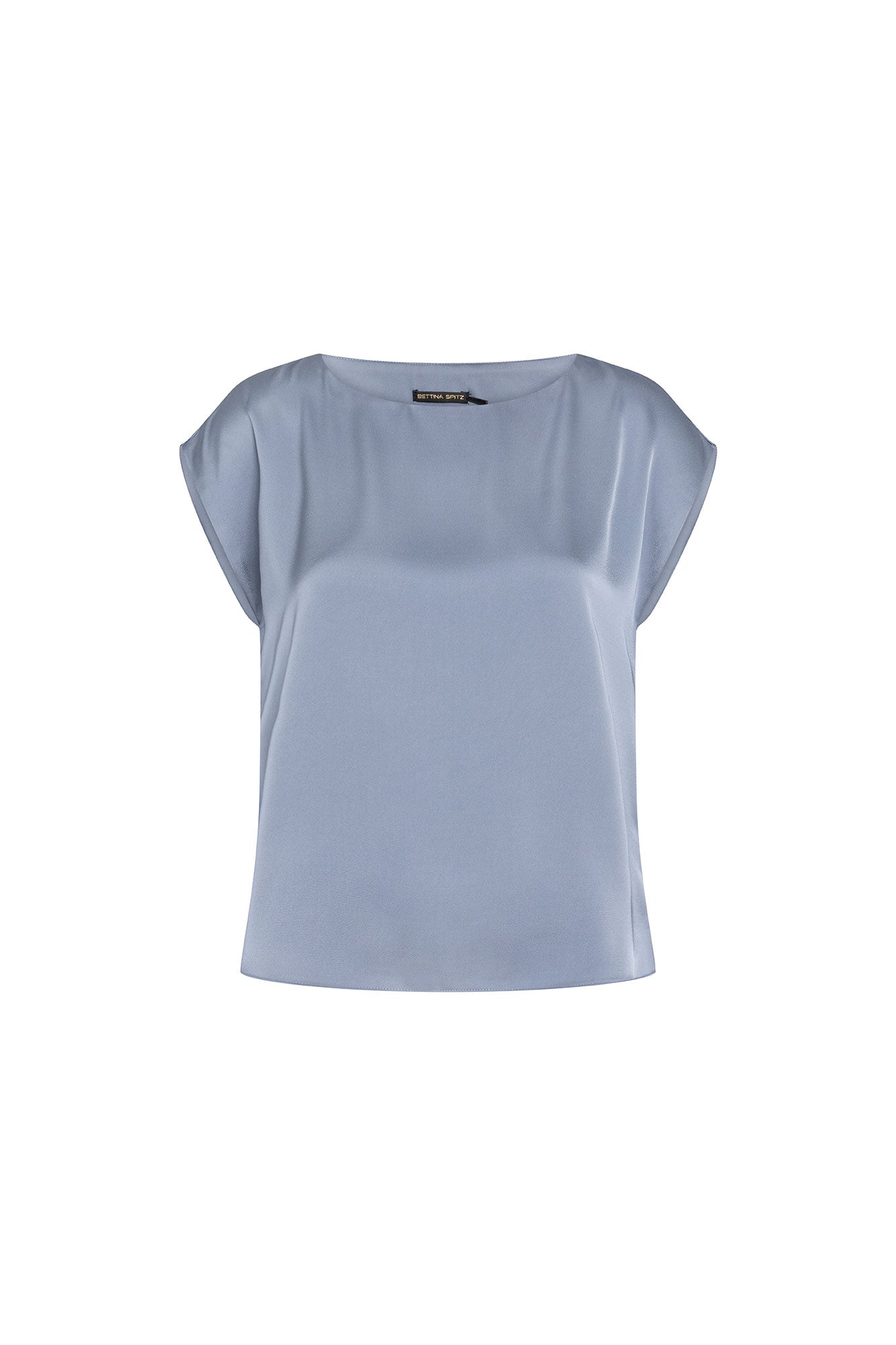 Crop Japonesa — Indigo Satin