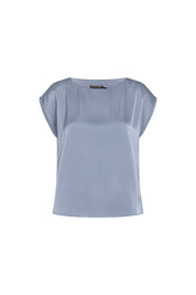 Crop Japonesa — Indigo Satin