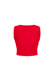 Red Clover Crop Top