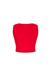 Red Clover Crop Top
