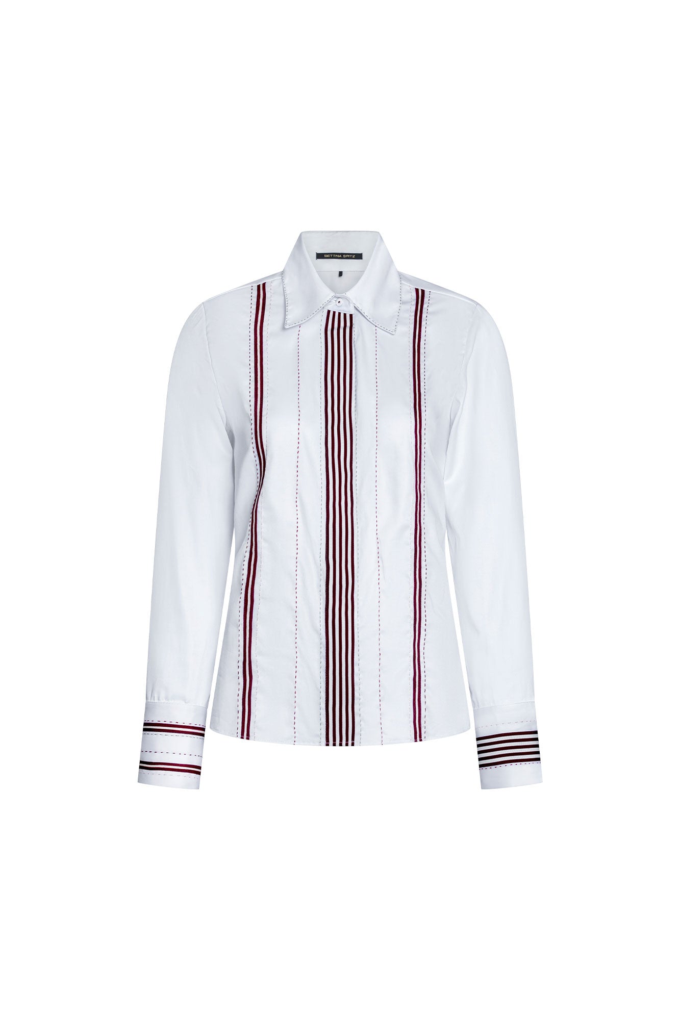 The Ribbon Shirt – White Stripe