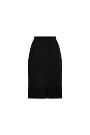 Black Floral Pencil Skirt