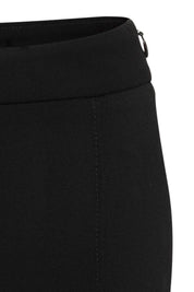 Black Asymmetric Midi Skirt
