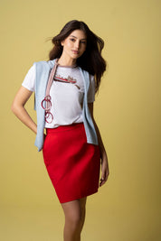 Red Short Skirt