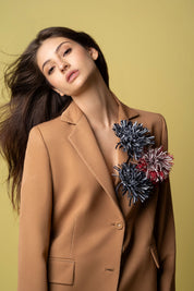 Camel Long Blazer