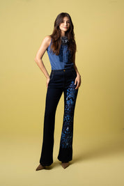Arabesque Degradé Flare Jeans