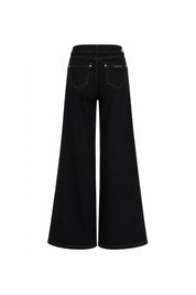 Black Wide-Leg Jeans