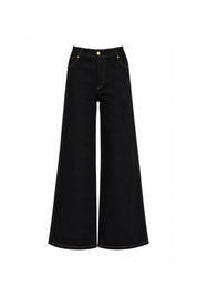 Black Wide-Leg Jeans