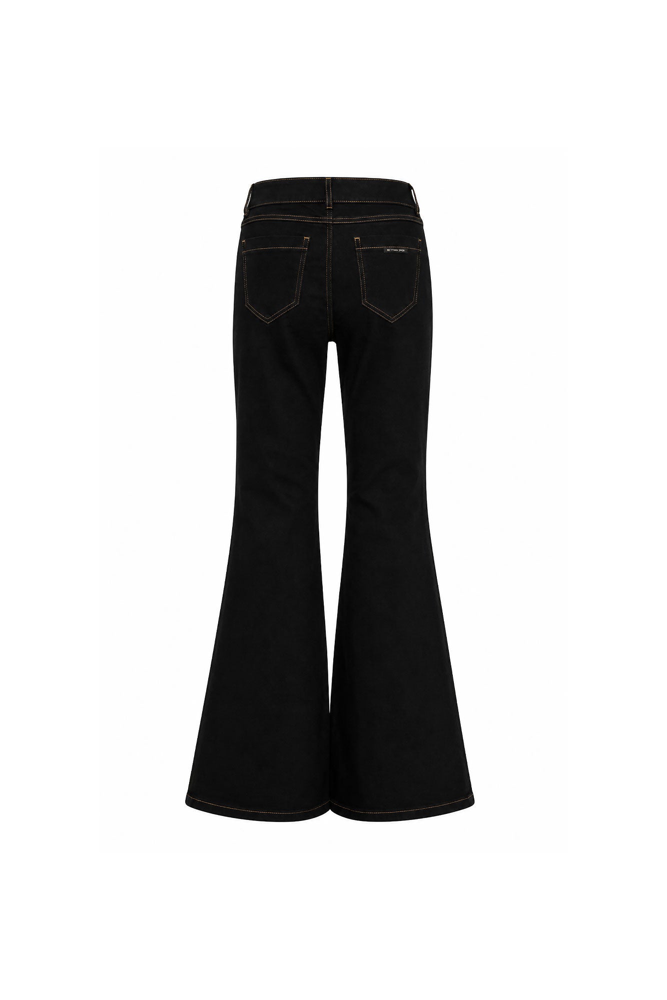 Black Bird & Branches Flare Jean
