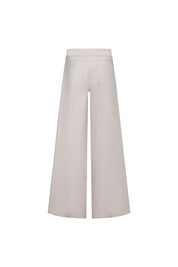 Wide-Leg Drill Pants – Sand