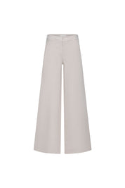 Wide-Leg Drill Pants – Sand