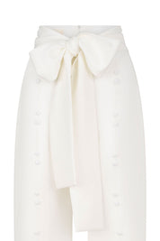 Pantalón Alto Bota 40 PP Tira Ivory
