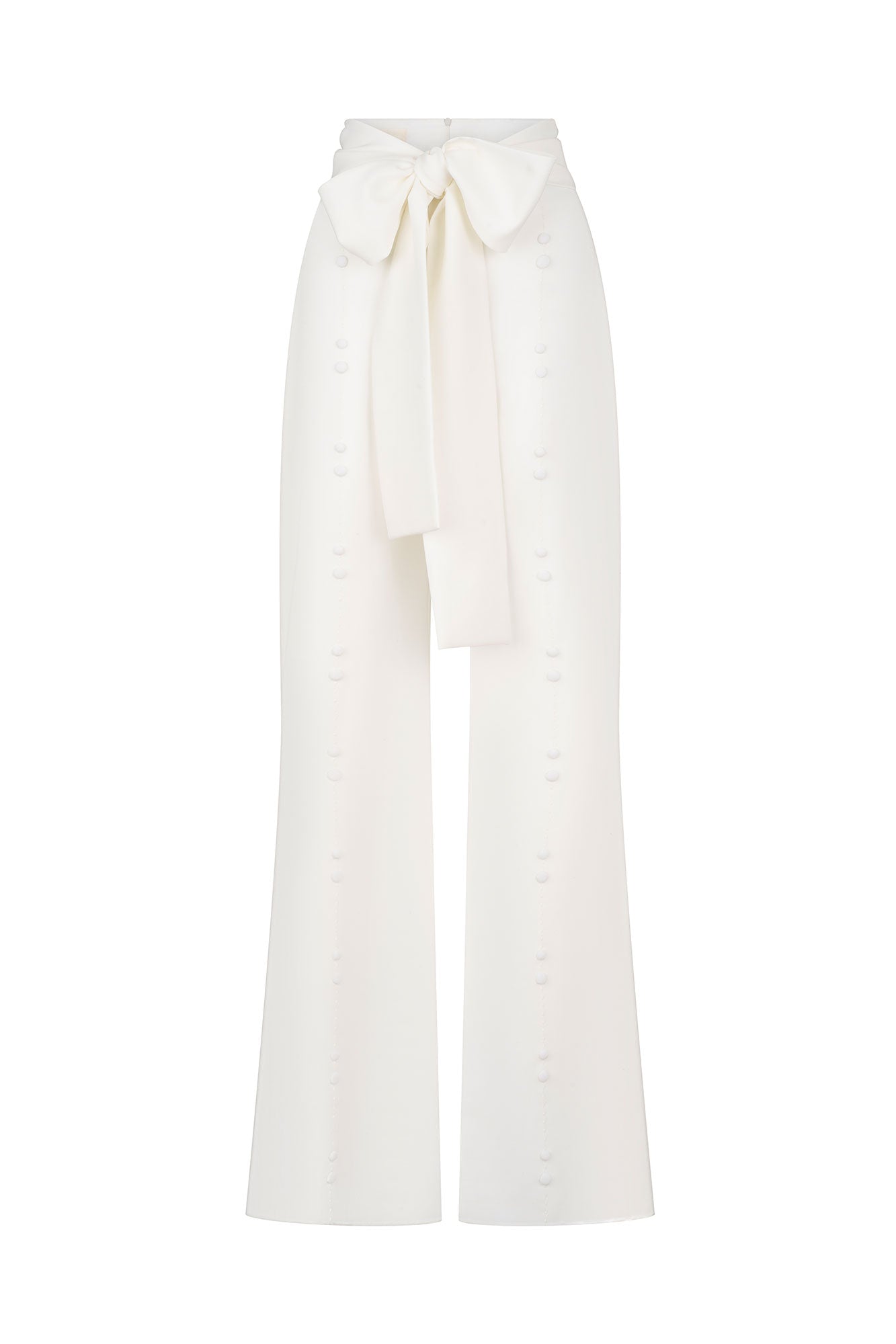 Pantalón Alto Bota 40 PP Tira Ivory