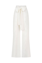 Pantalón Alto Bota 40 PP Tira Ivory